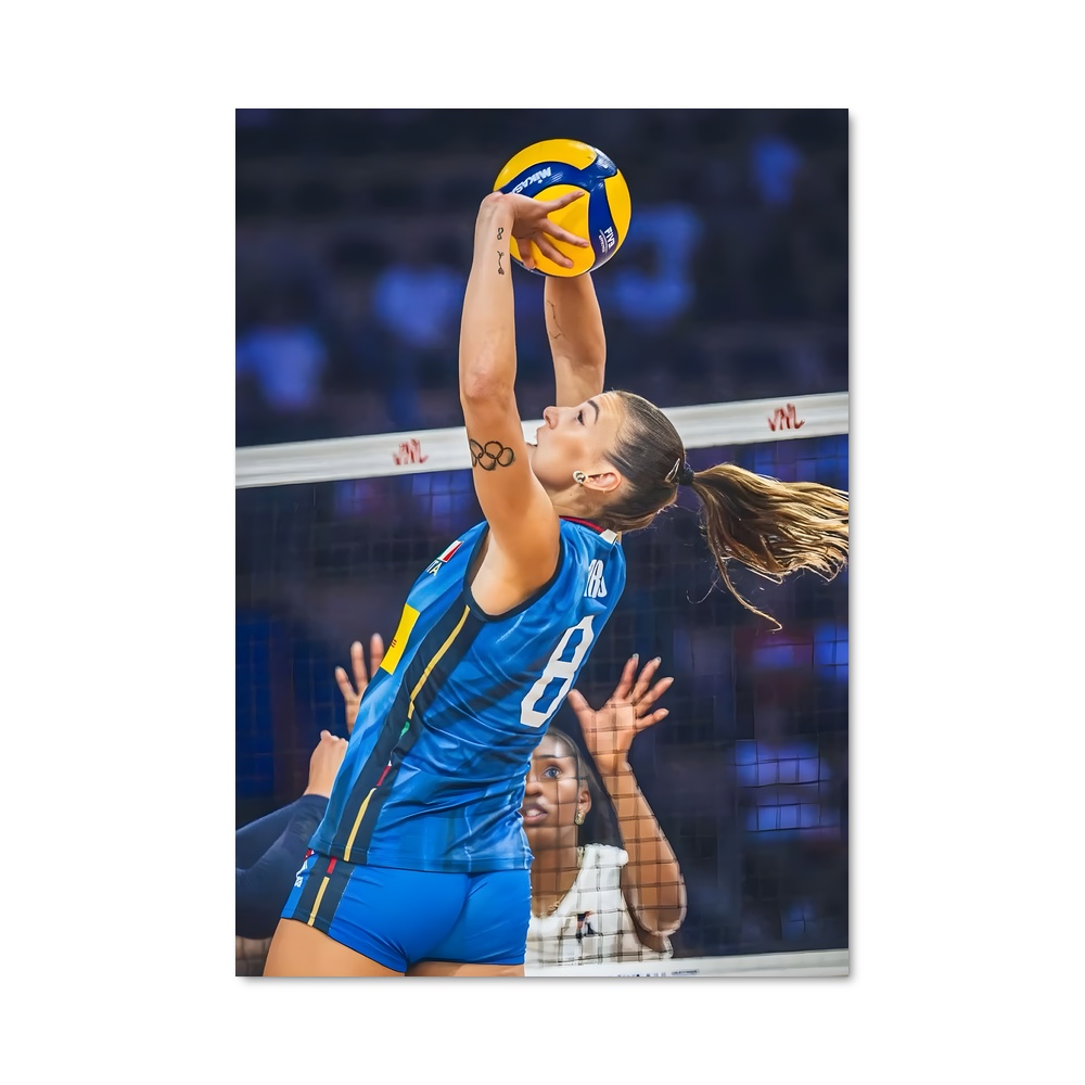 Poster Envolée Italienne – affiche Volleyball